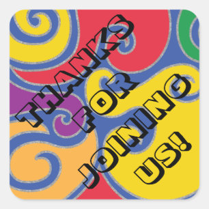 Sticker Carré Bat mitzvah de Silvery