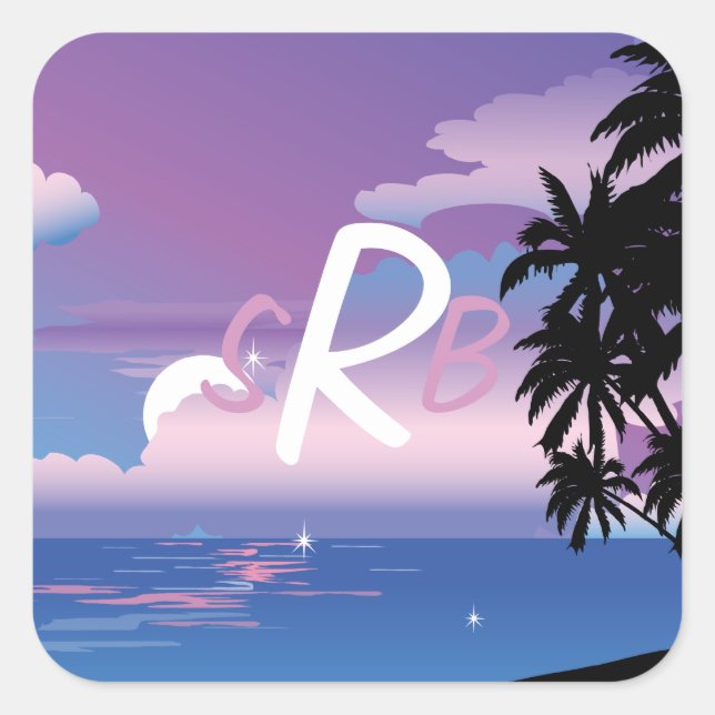 Sticker Carré Bat mitzvah pour Shelley (Devant)