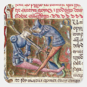 Sticker Carré Bataille Chronicles de Gomez Martin El Cid 'de