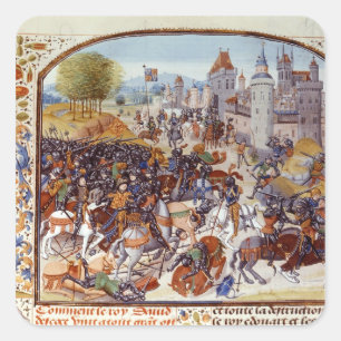 Sticker Carré Bataille de la Croix de Neville de la Cent