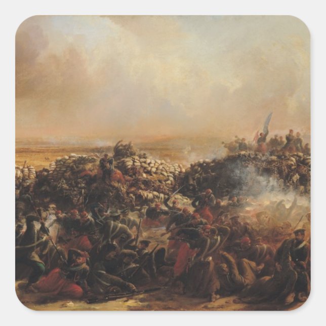 Sticker Carré Bataille de Sebastopol (Devant)