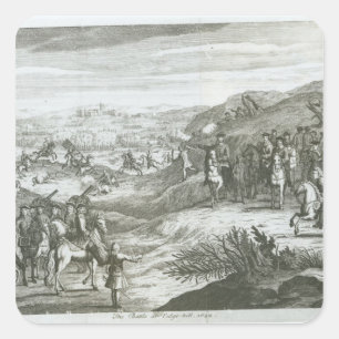 Sticker Carré Bataille d'Edgehill, le 23 octobre 1642
