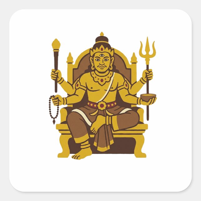 Sticker Carré Bataraguru (Devant)