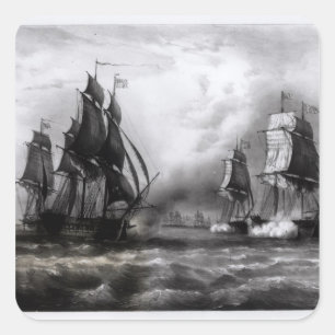 Sticker Carré Bateau de la "garde forestière" de John Paul