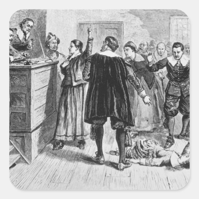 Sticker Carré Bateaux de cuisine à Salem Village (Devant)