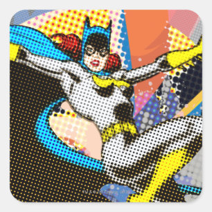 Sticker Carré Batgirl Mid-Air