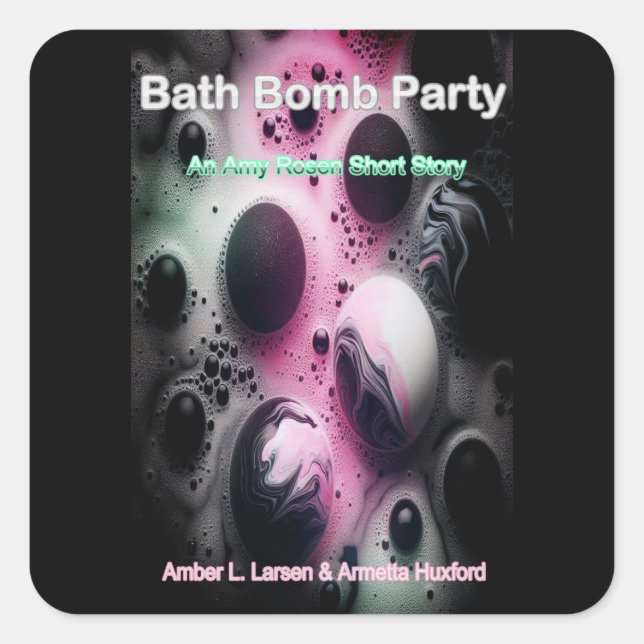 Sticker Carré Bath Bomb Party Cover (Devant)