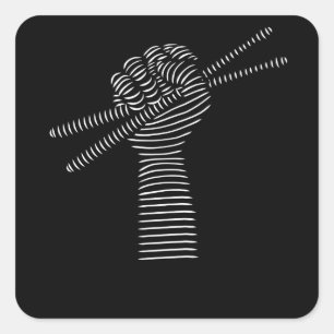 Sticker Carré Batterie Batterie Batterie Batterie Batterie