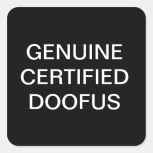 STICKER CARRÉ BATTONS DE LA JOURNÉE D'AVRIL FOOL