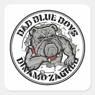 Sticker Carré BBB logo embodies the spirit of Dinamo Zagreb