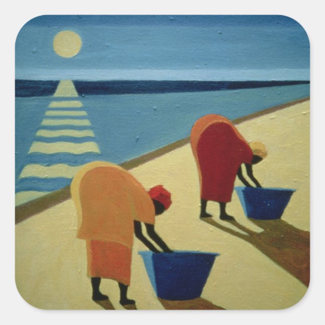 Sticker Carré Beach Bums 1997 (Devant)