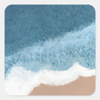 Sticker Carré Beach II