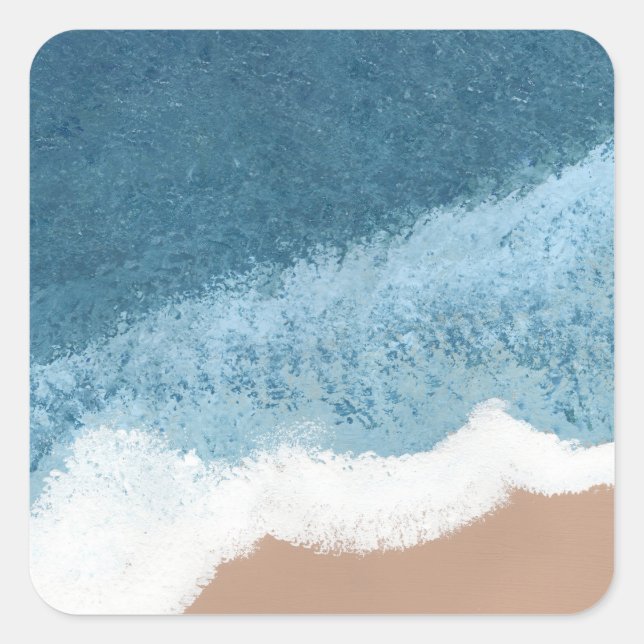 Sticker Carré Beach II (Devant)