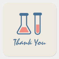 Beaker & Test Tube Science Thème Merci