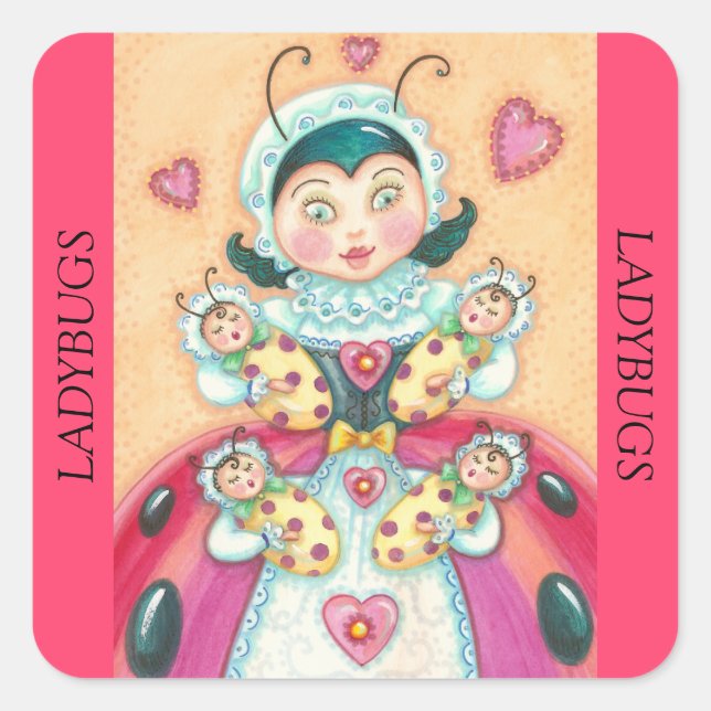 STICKER CARRÉ BÉBÉ BÂTIMENT BÂTIMENT BÂTIMENT (Devant)