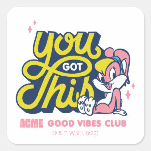 Sticker Carré Bébé Lola Bunny - Vous Avez Ça