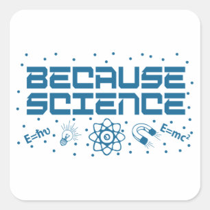 Sticker Carré Because