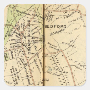 Sticker Carré Bedford, New York 2