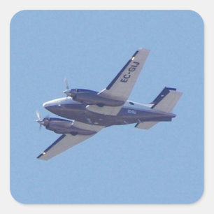 Sticker Carré Beech B90 King Air