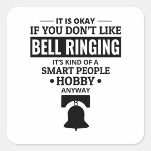 Sticker Carré Bell sonnerie Bell sonnerie cloche cloche tour Cam