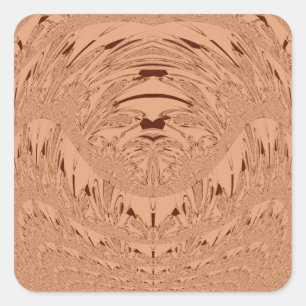 Sticker Carré Belle belle Africaine motif vectoriel tête Lion