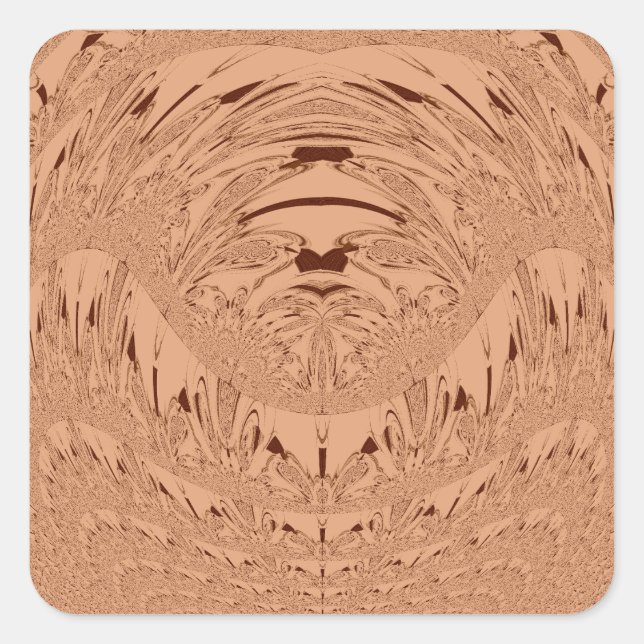 Sticker Carré Belle belle Africaine motif vectoriel tête Lion (Devant)