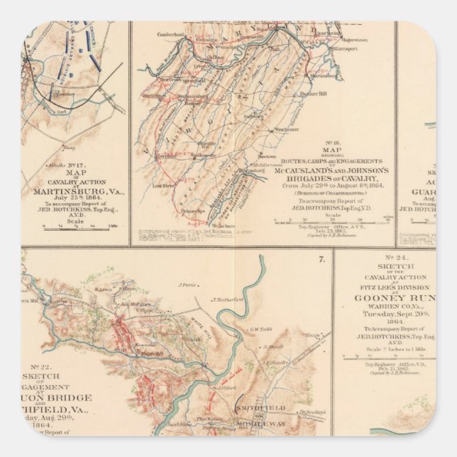 Sticker Carré Belle Grove (Devant)