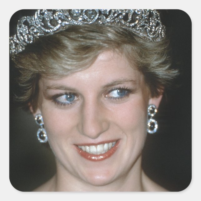 Sticker Carré Belle ! HH Princesse de Galles (Devant)