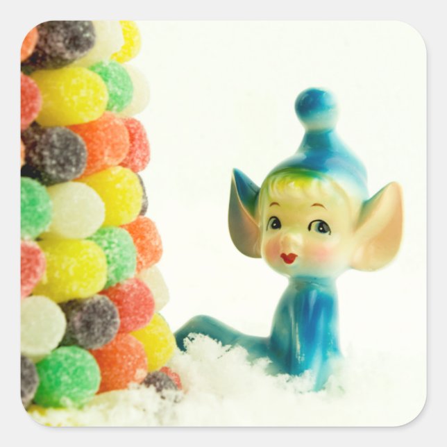 Sticker Carré Belle l'Elfe Pixie (Devant)