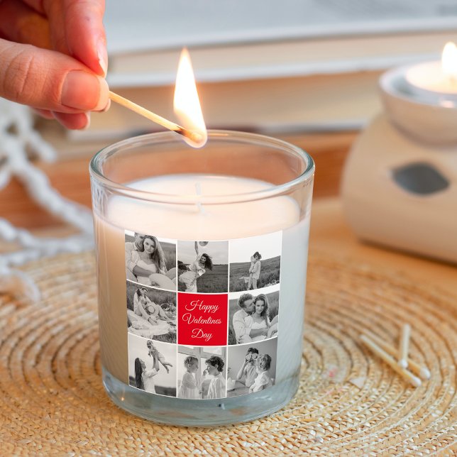 Sticker Carré Belle photo Collage Couple et Joyeuse Saint Valent (Créateur téléchargé)