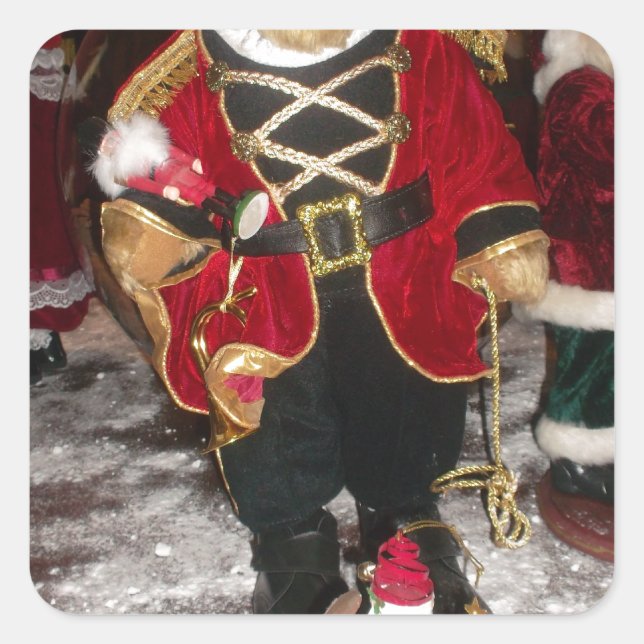 Sticker Carré Belles cartes cadeaux de Noël photo.JPG (Devant)