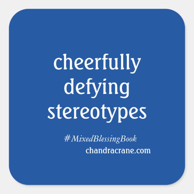 Sticker Carré Bénédiction Mixte (Devant)