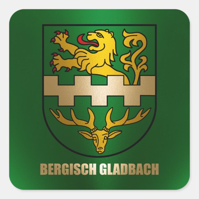 Sticker Carré Bergisch Gladbach (Devant)