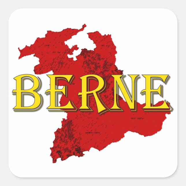 Sticker Carré Berne (Devant)