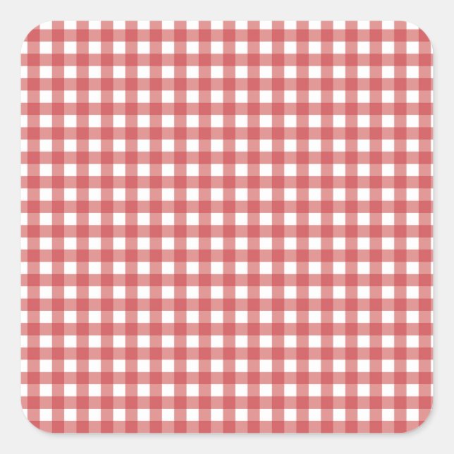 Sticker Carré Berry fraise Premier anniversaire (Devant)