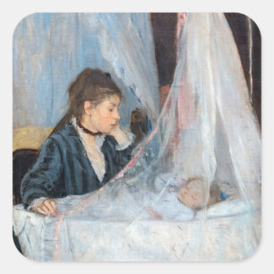 Sticker Carré Berthe Morisot - Le berceau