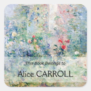 Sticker Carré Berthe Morisot - Le jardin à Bougival
