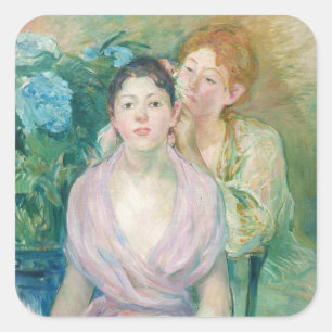 Sticker Carré Berthe Morisot - L'Horstensia / Les Deux Soeurs