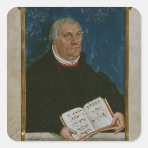 Sticker Carré Bible allemande de la traduction de Luther, 1561