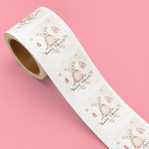 Sticker Carré Bibliothèque de Baby shower de jouets pour bébés e