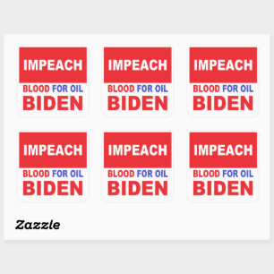 Sticker Carré Biden d'huile d'huile