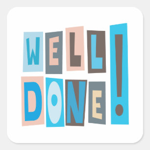 Sticker Carré Bien joué
