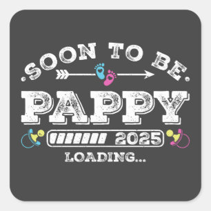 Sticker Carré Bientôt Pappy 2025 Chargement
