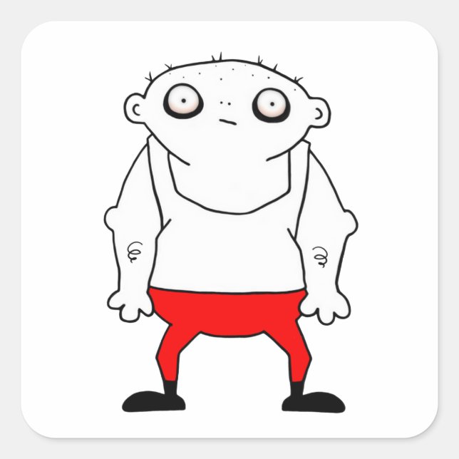 Sticker Carré Big Galoot (Devant)