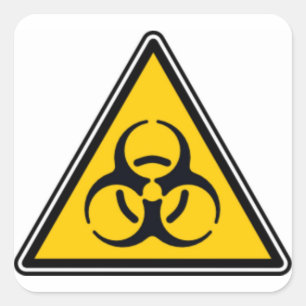 Sticker Carré Biodanger 02