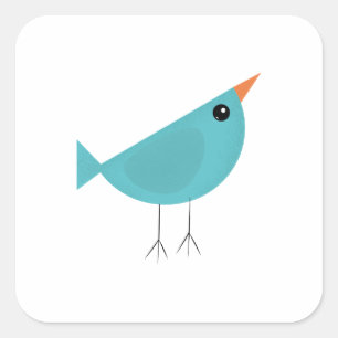 Sticker Carré Birdy