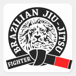 Sticker Carré BJJ - Jiu brésilien - Jitsu
