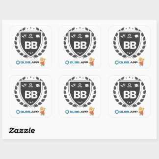 Sticker Carré Black Belt Certified - GLSS.app