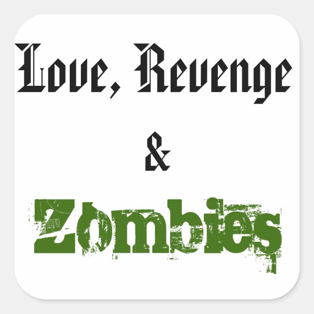 Sticker Carré blanc (Devant)