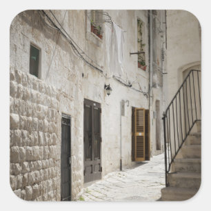 Sticker Carré Blanchisserie accrochant pour sécher dans une